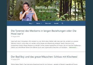 Website von Bettina Belitz